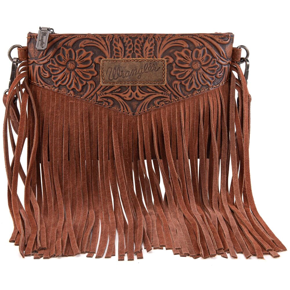 2514 Wrangler Clutch Wristlet Fringe Purse Western Crossbody Bags - Picture 7 of 7